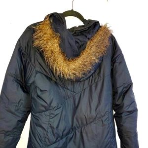 Black Columbia winter coat Large
